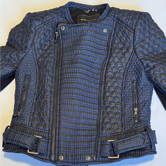 Bcbgmaxazria Runway Pilar Long sleeve Quilted zip up Jacket woman’s XXS - Picture 12 of 16